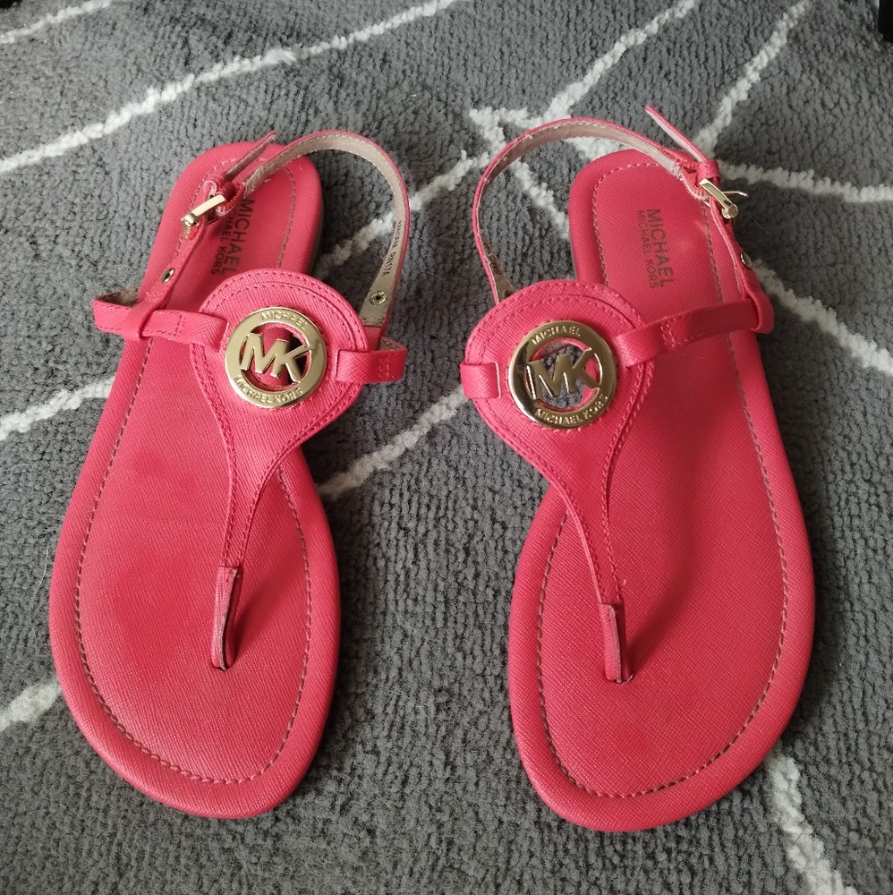 Michael Kors EUC Orange Sandals - Picture 14 of 15